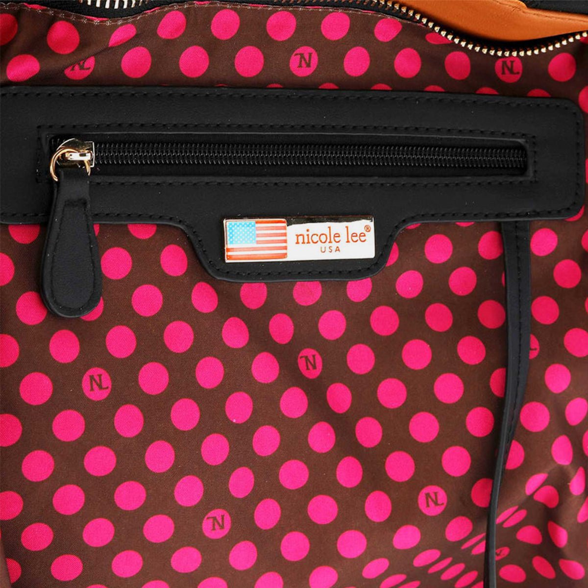 Nicole Lee USA Geometric Pattern Large Handbag - Flip Flop Dynasty