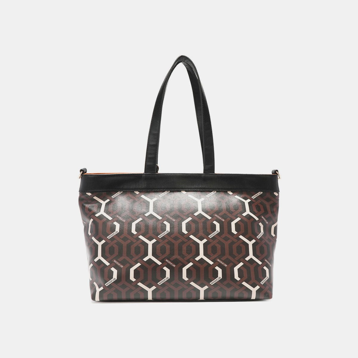 Nicole Lee USA Geometric Pattern Large Handbag - Flip Flop Dynasty