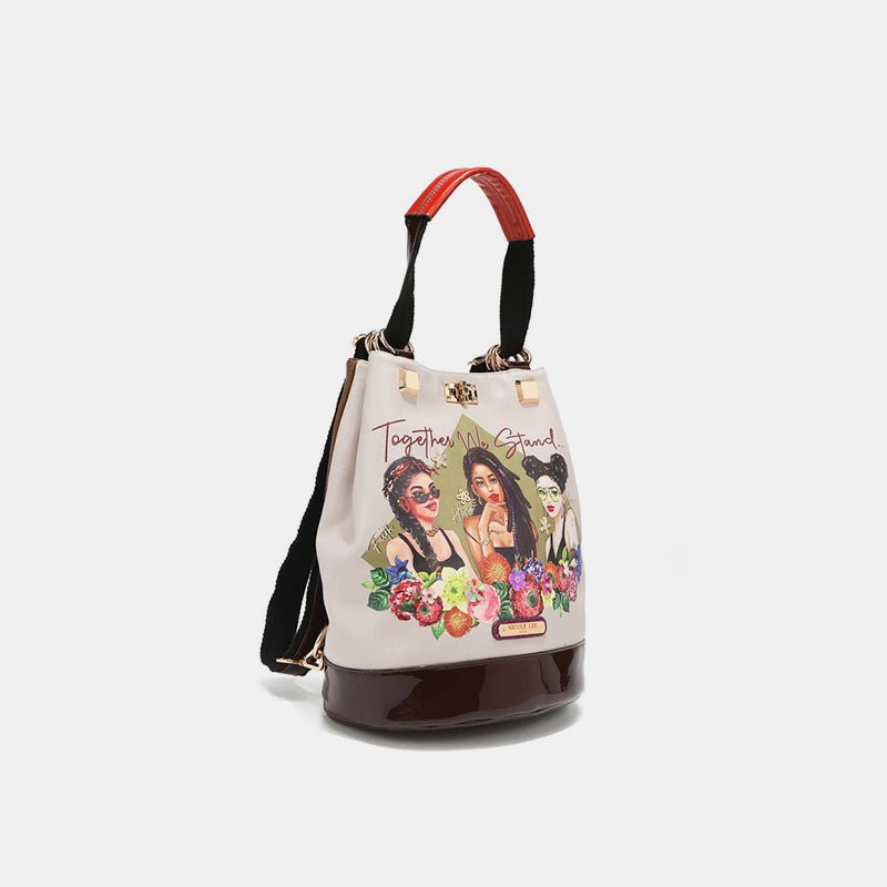 Nicole Lee USA Multifunctional Bucket Bag Backpack - Flip Flop Dynasty