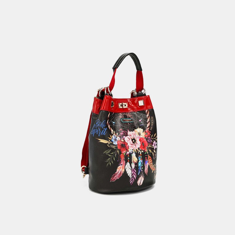 Nicole Lee USA Multifunctional Bucket Bag Backpack - Flip Flop Dynasty