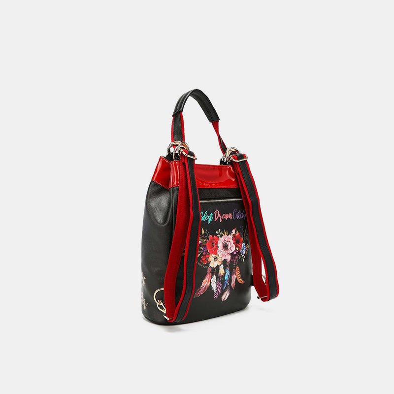 Nicole Lee USA Multifunctional Bucket Bag Backpack - Flip Flop Dynasty