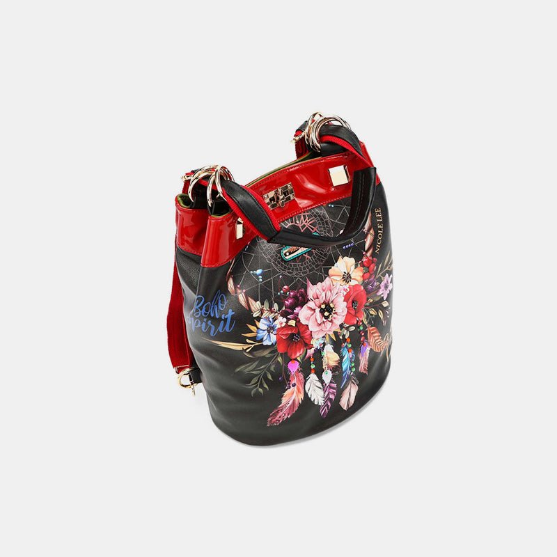 Nicole Lee USA Multifunctional Bucket Bag Backpack - Flip Flop Dynasty