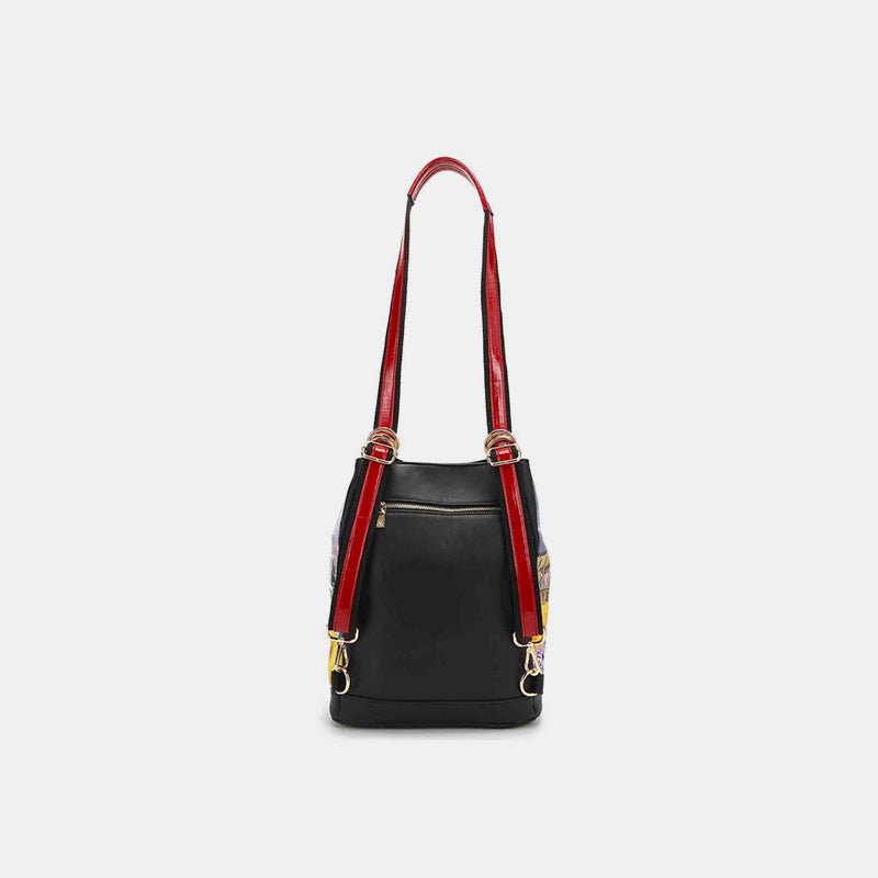 Nicole Lee USA Nylon Multifunctional Bucket Backpack - Flip Flop Dynasty
