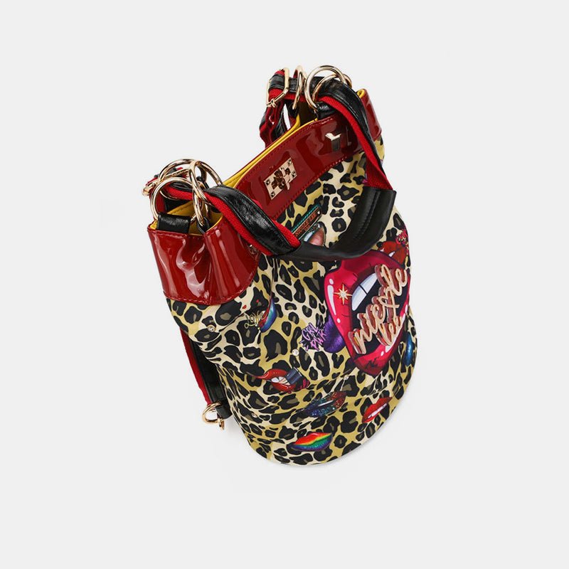 Nicole Lee USA Nylon Multifunctional Bucket Backpack - Flip Flop Dynasty