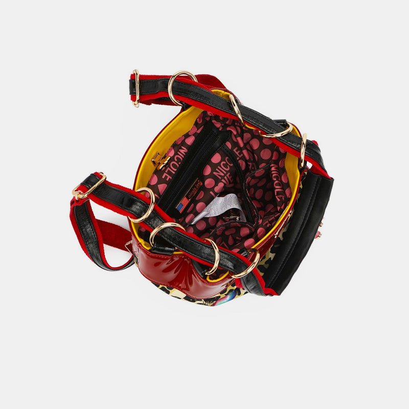 Nicole Lee USA Nylon Multifunctional Bucket Backpack - Flip Flop Dynasty