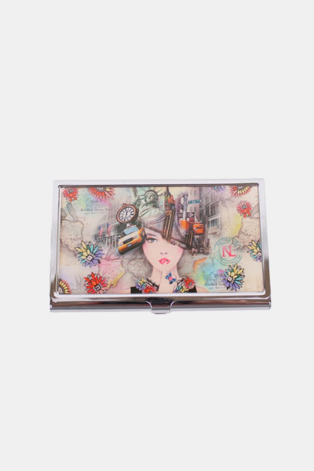 Nicole Lee USA Printed Business Card Case - Flip Flop Dynasty