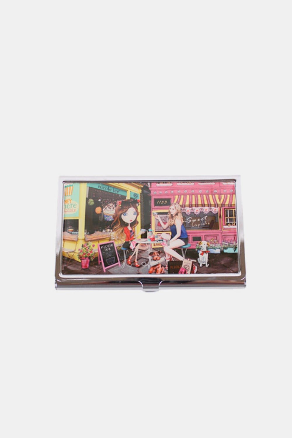 Nicole Lee USA Printed Business Card Case - Flip Flop Dynasty