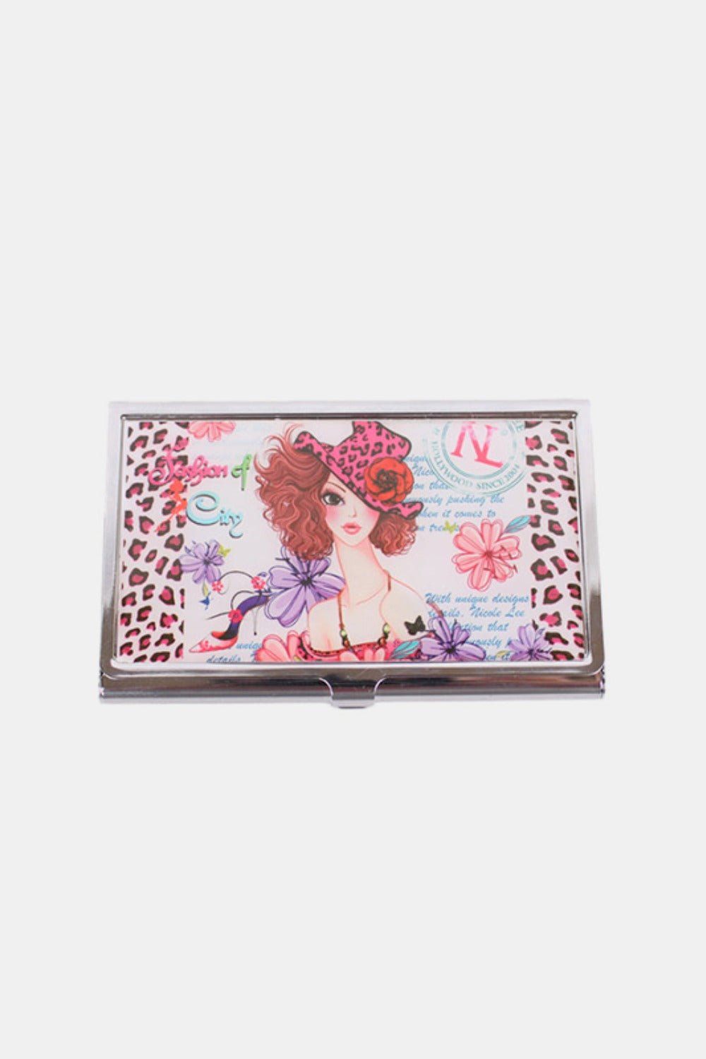 Nicole Lee USA Printed Business Card Case - Flip Flop Dynasty
