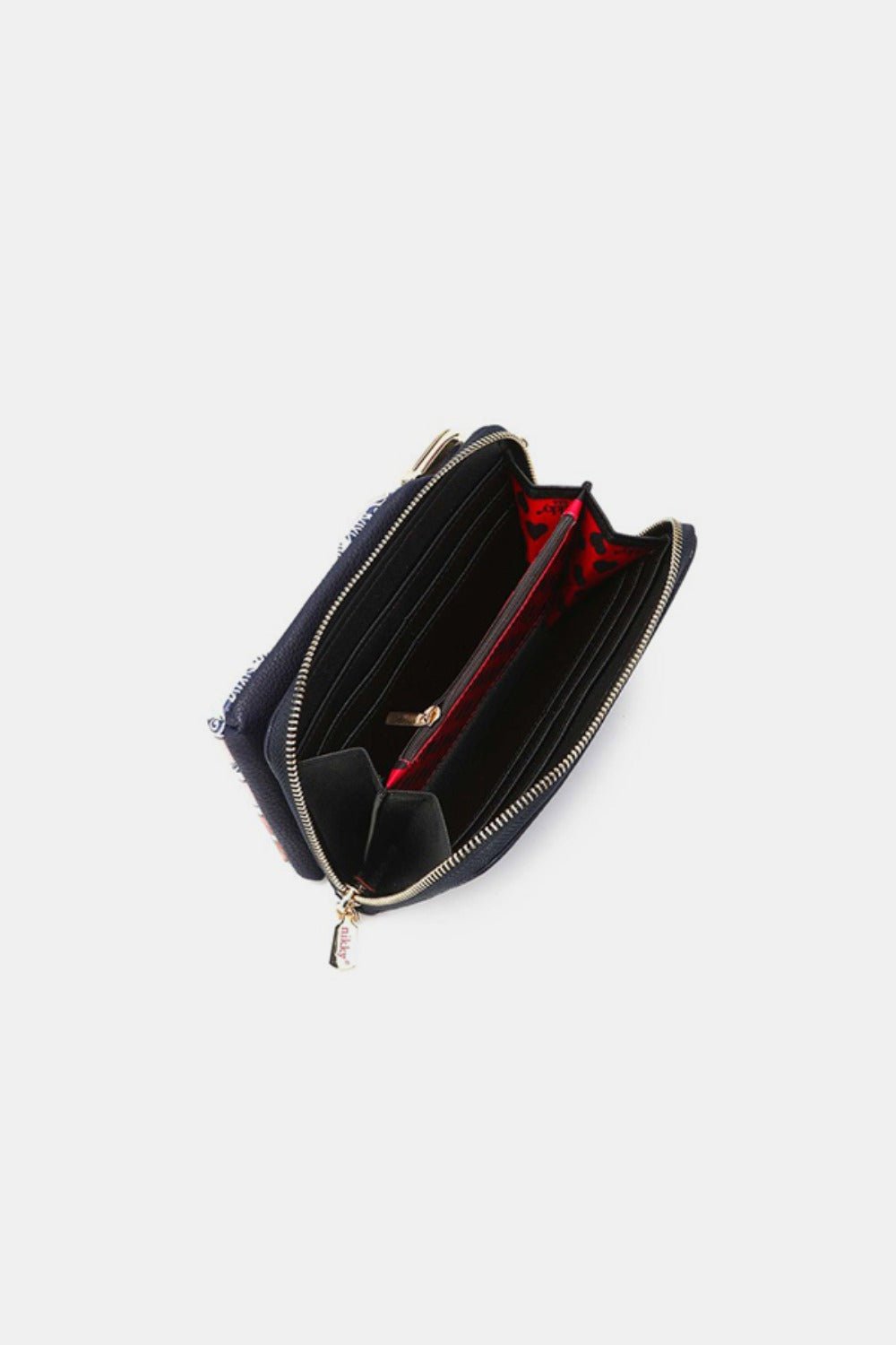 Nicole Lee USA Printed Crossbody Wallet - Flip Flop Dynasty