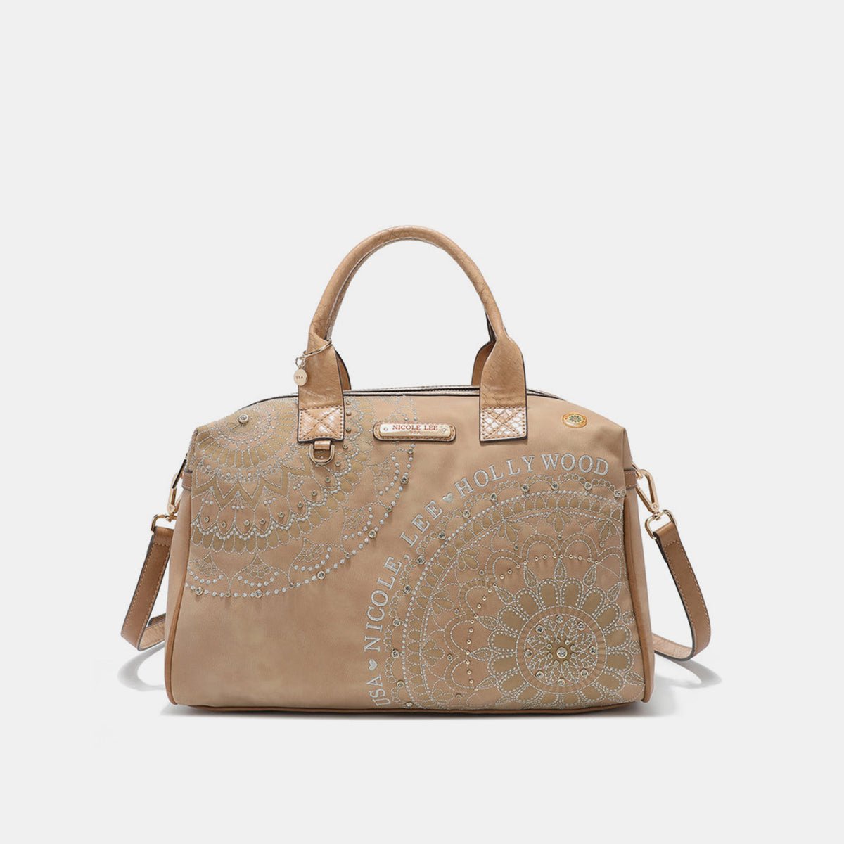 Nicole Lee USA rhinestone Decor Boston Bag - Flip Flop Dynasty