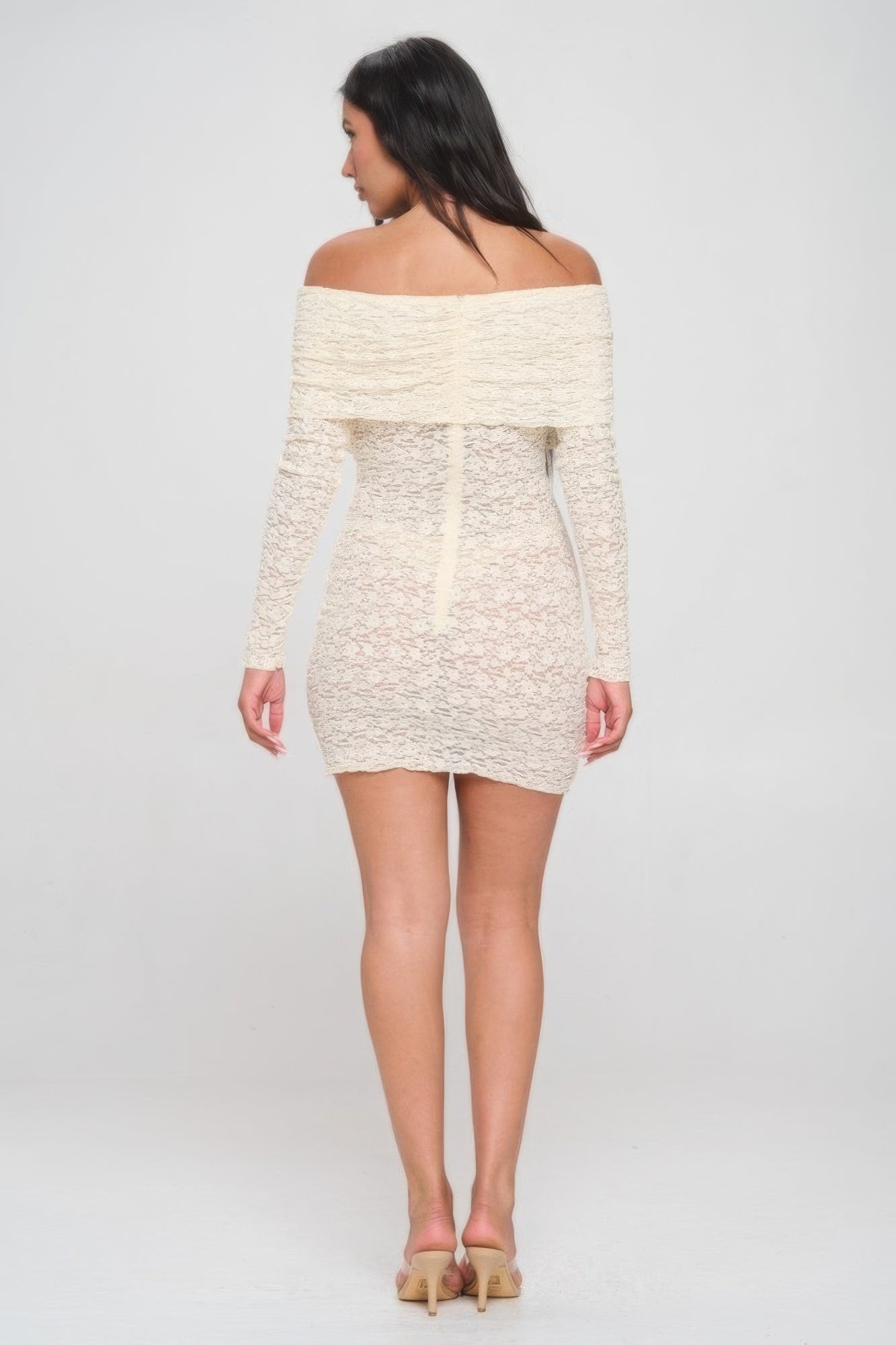 Off Shoulder Lace Dress - Flip Flop Dynasty