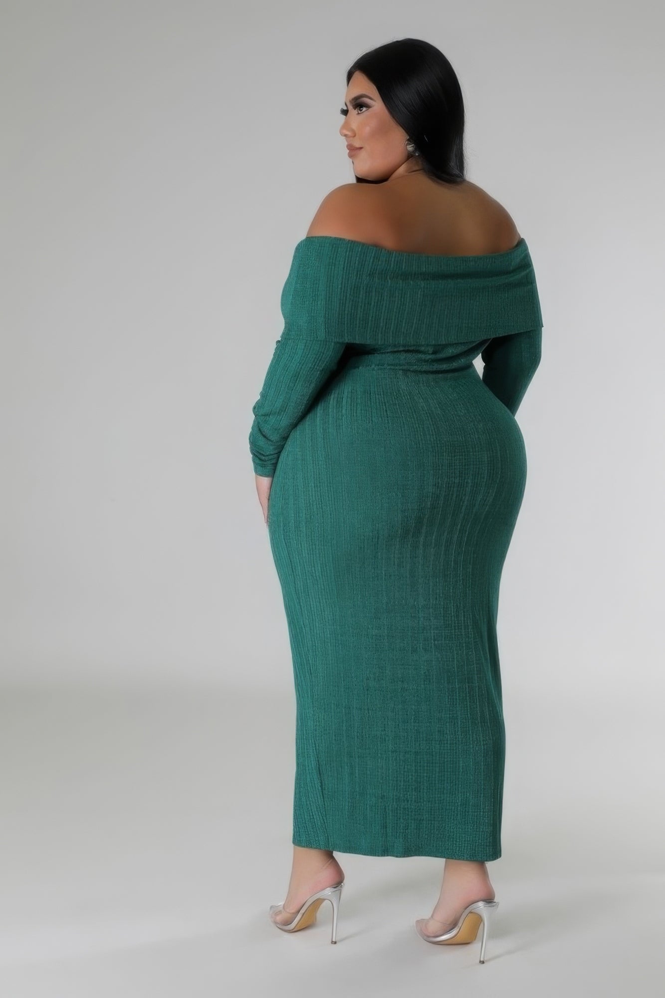 Off Shoulders Stretch Dress - Flip Flop Dynasty