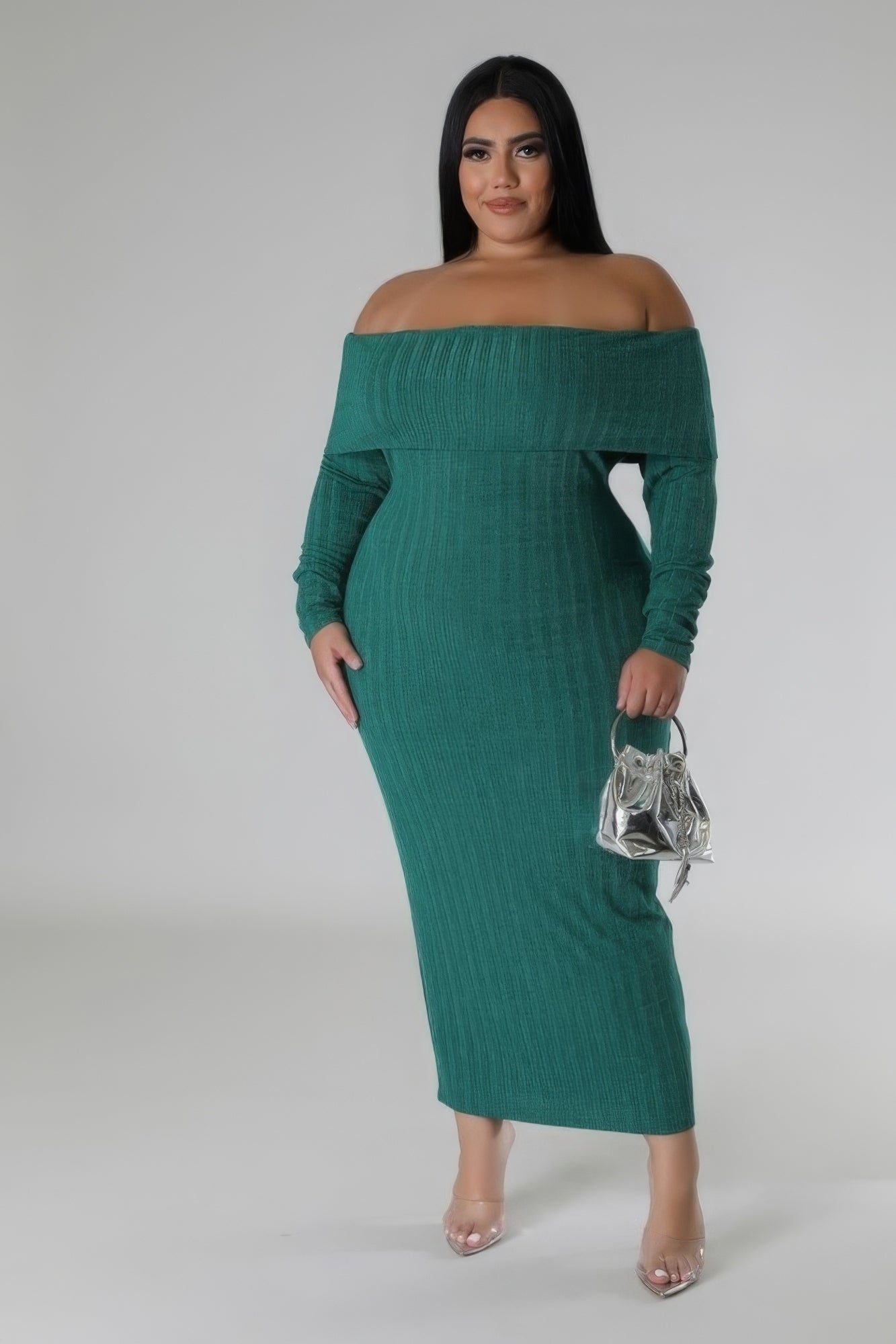 Off Shoulders Stretch Dress - Flip Flop Dynasty