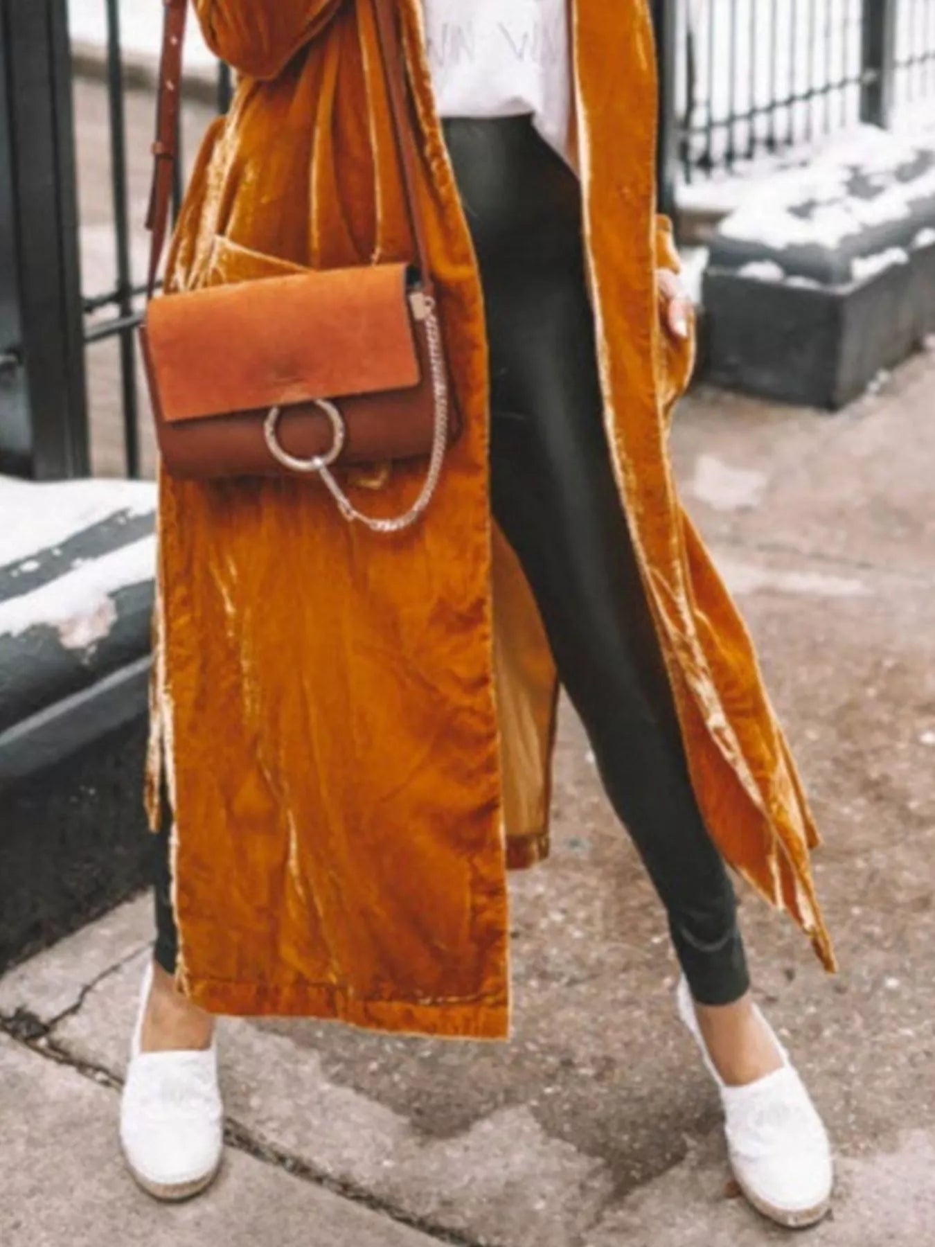 Open Front Long Sleeve Longline Cardigan - Flip Flop Dynasty