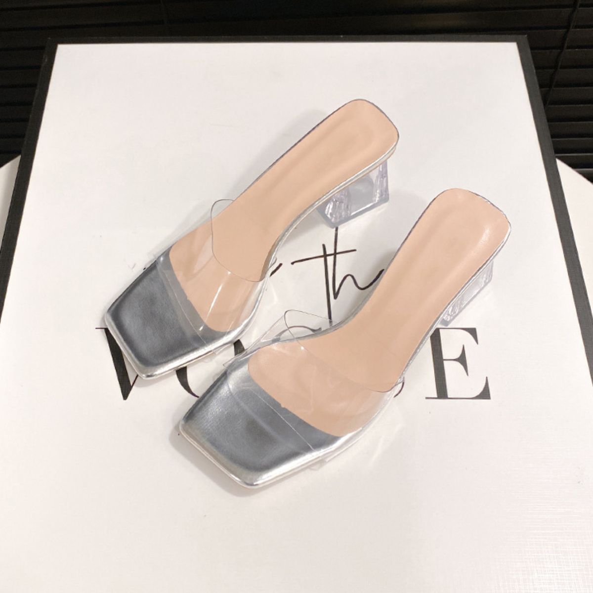 Open Toe Block Heel Sandals - Flip Flop Dynasty