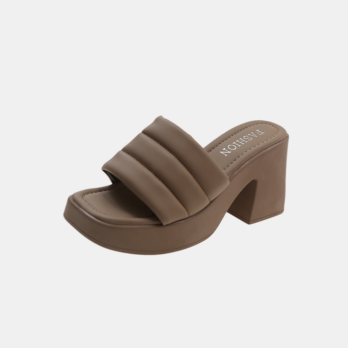 Open Toe Block Heel Sandals - Flip Flop Dynasty