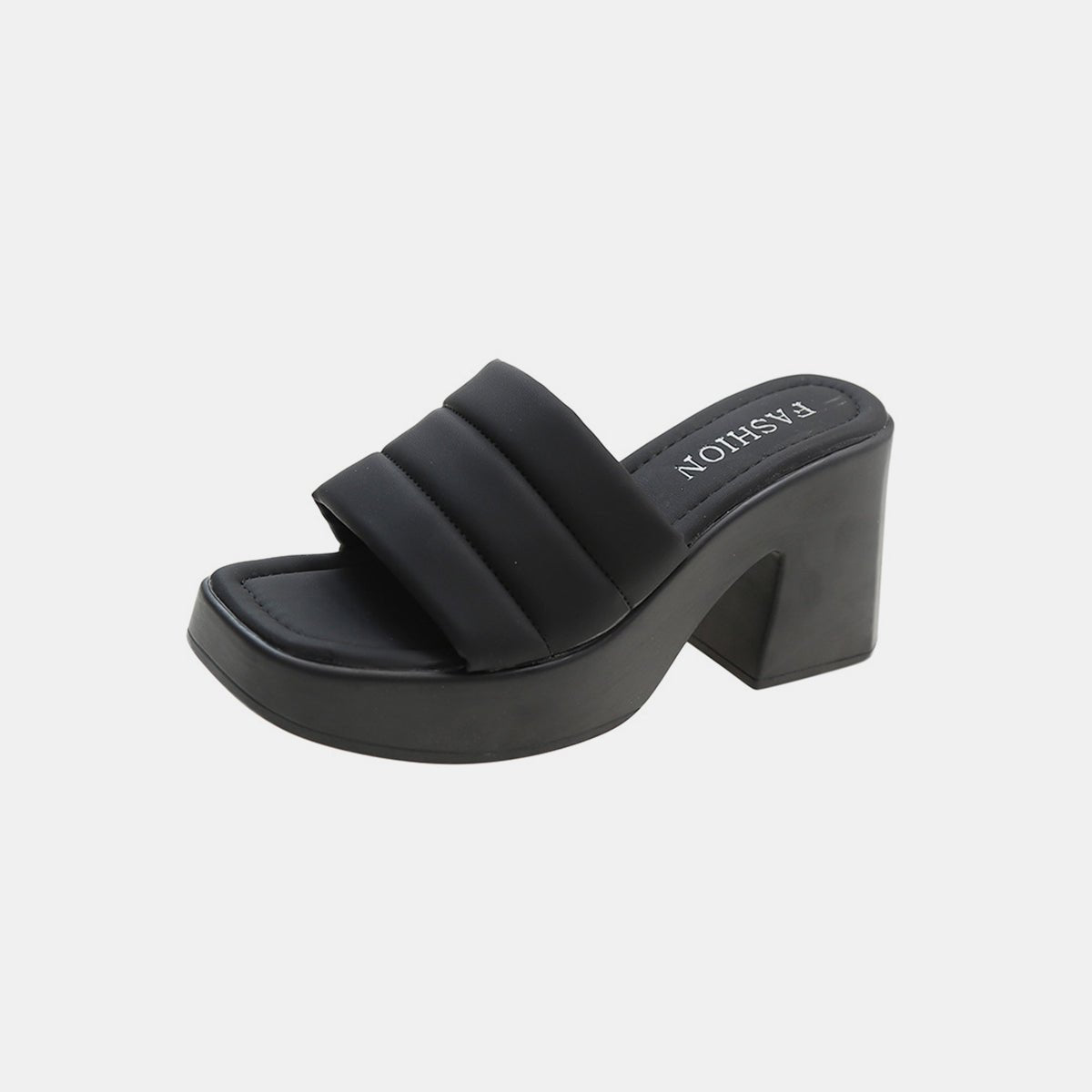 Open Toe Block Heel Sandals - Flip Flop Dynasty