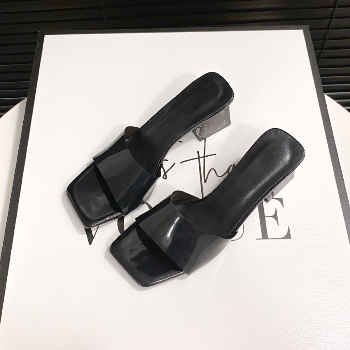 Open Toe Block Heel Sandals - Flip Flop Dynasty