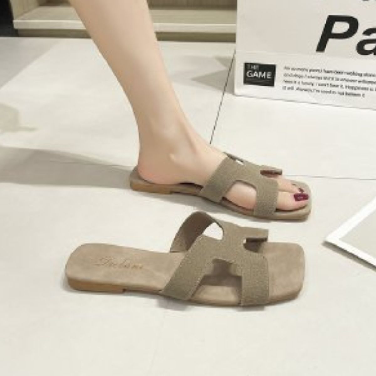 Open Toe Flats Sandals - Flip Flop Dynasty