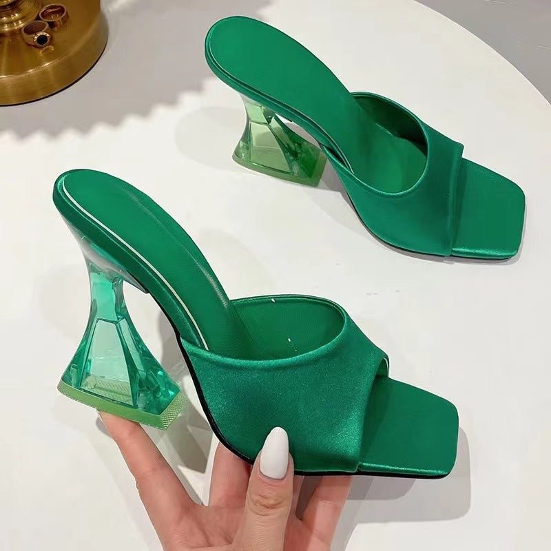 Open Toe High Heel Sandals - Flip Flop Dynasty