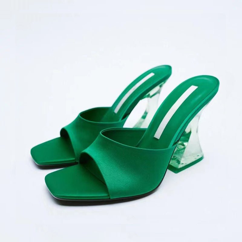 Open Toe High Heel Sandals - Flip Flop Dynasty
