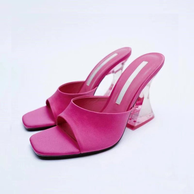 Open Toe High Heel Sandals - Flip Flop Dynasty