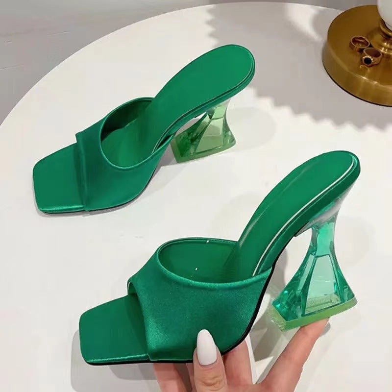 Open Toe High Heel Sandals - Flip Flop Dynasty