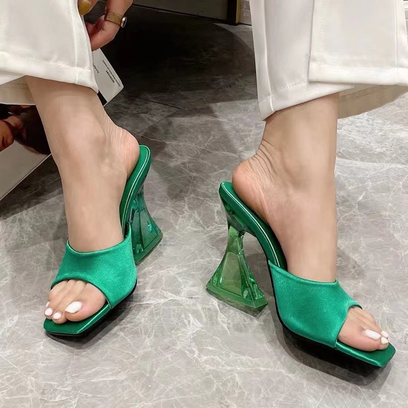 Open Toe High Heel Sandals - Flip Flop Dynasty