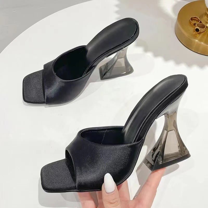 Open Toe High Heel Sandals - Flip Flop Dynasty