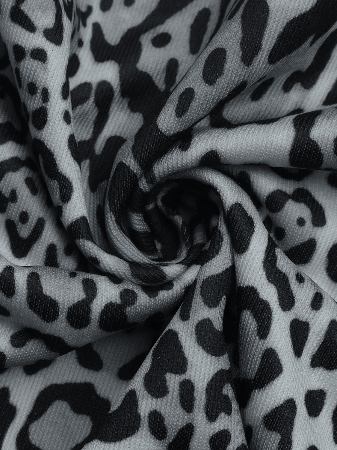 Perfee Leopard Open Front Long Sleeve Jacket - Flip Flop Dynasty