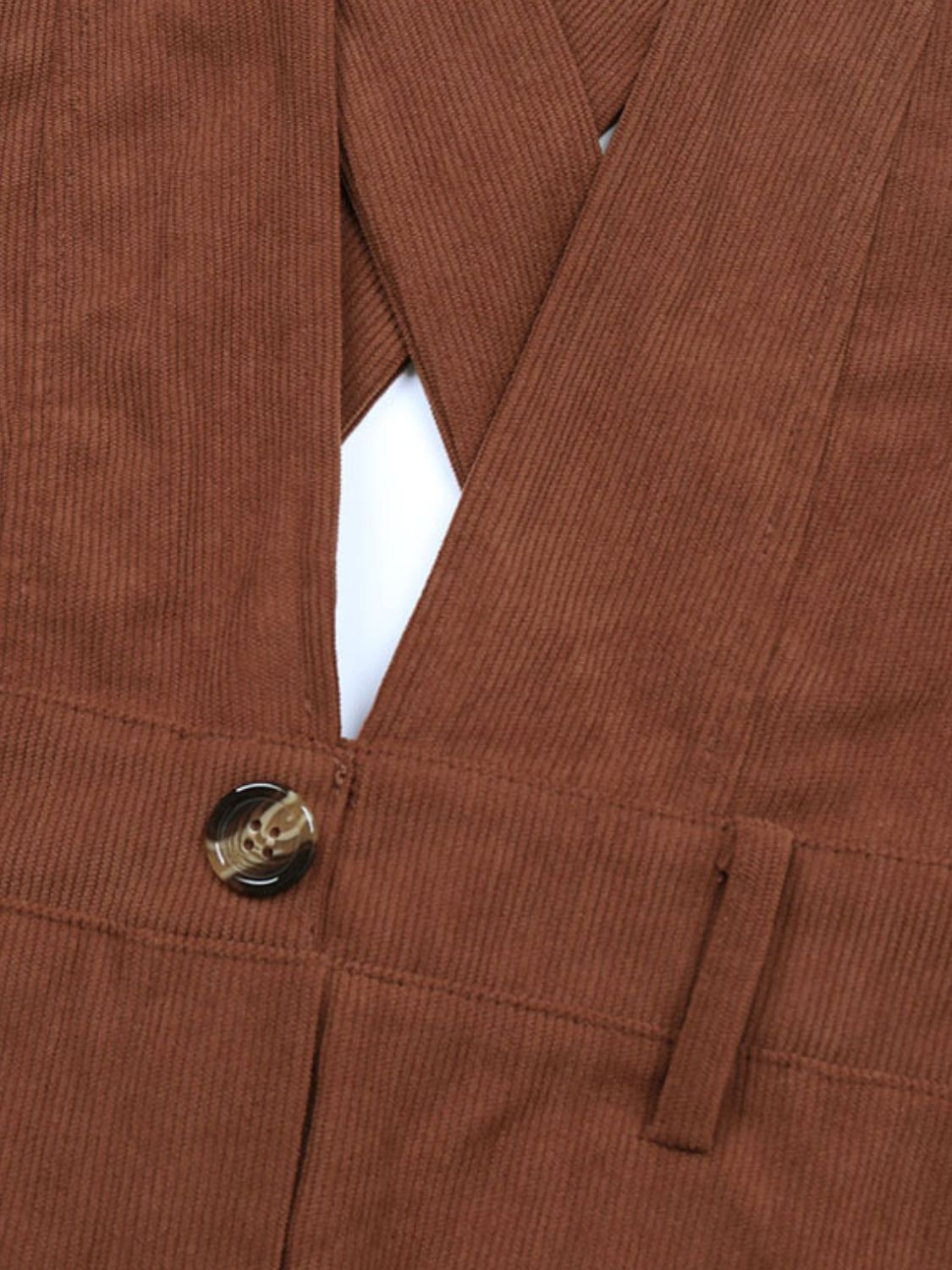 Perfee Slit Overall Dress with Pockets - Flip Flop Dynasty