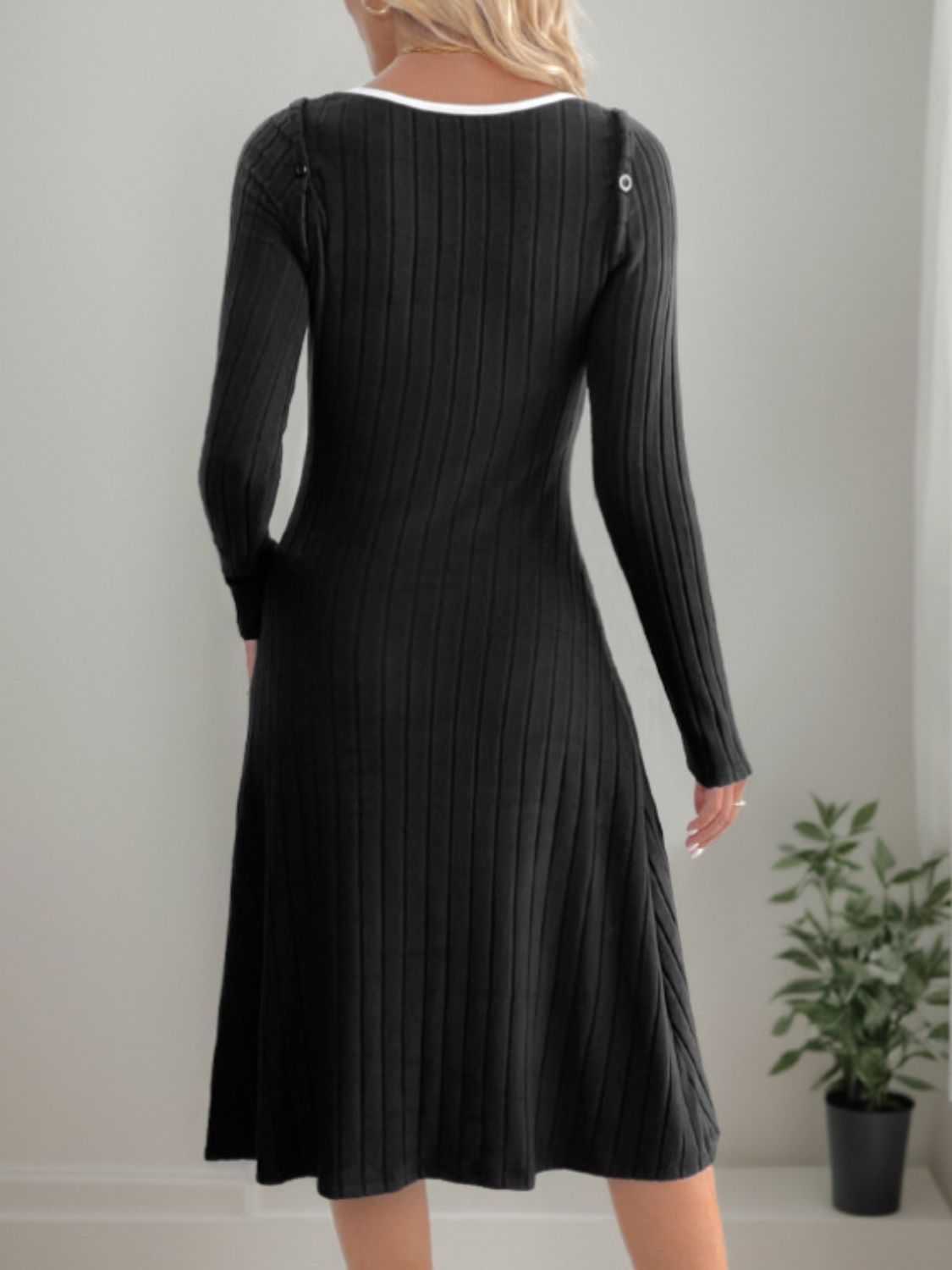 Perfee Slit Wide Strap Dress and Detachable Long Sleeves Set - Flip Flop Dynasty