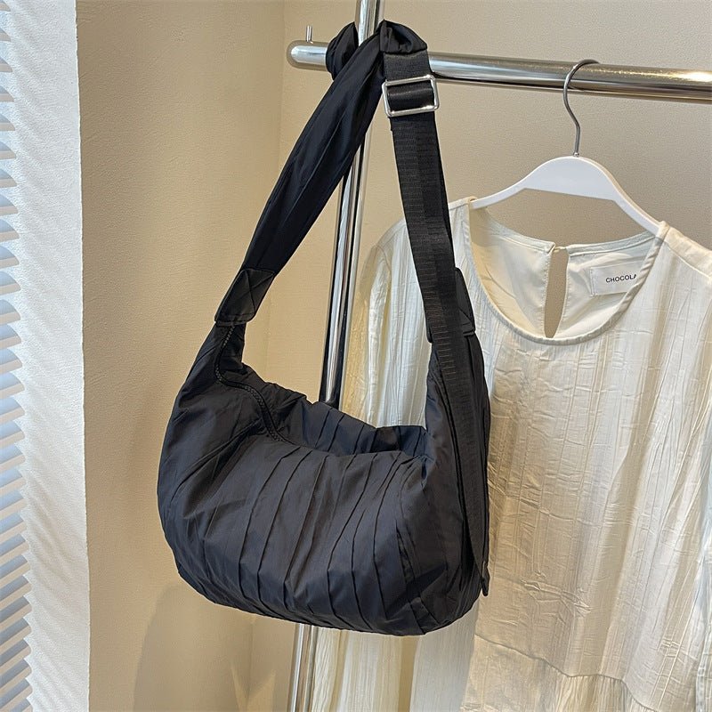 Pleated Dumpling Crossbody Bag - Flip Flop Dynasty