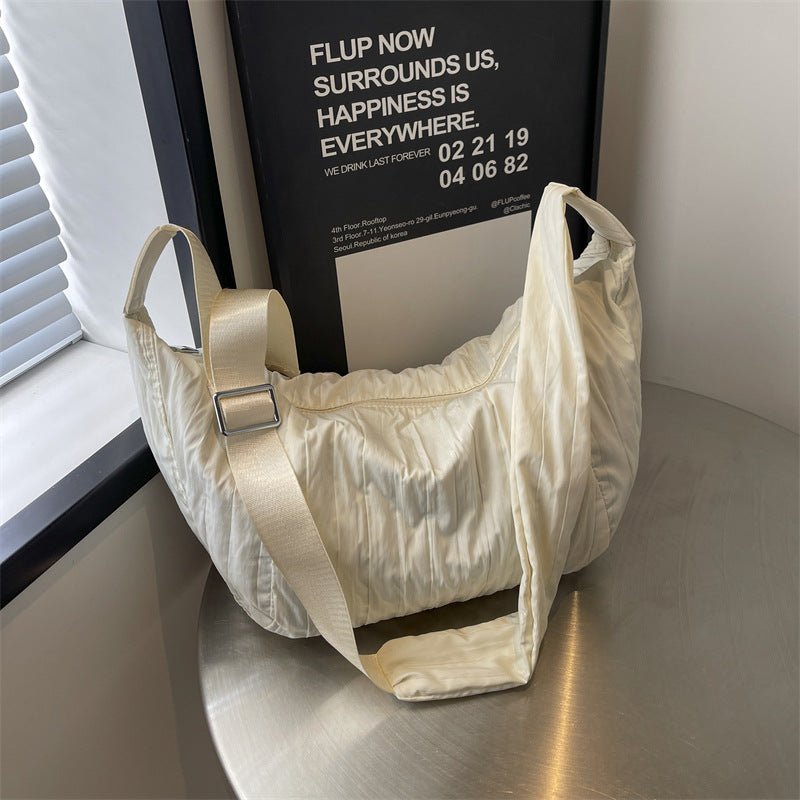 Pleated Dumpling Crossbody Bag - Flip Flop Dynasty