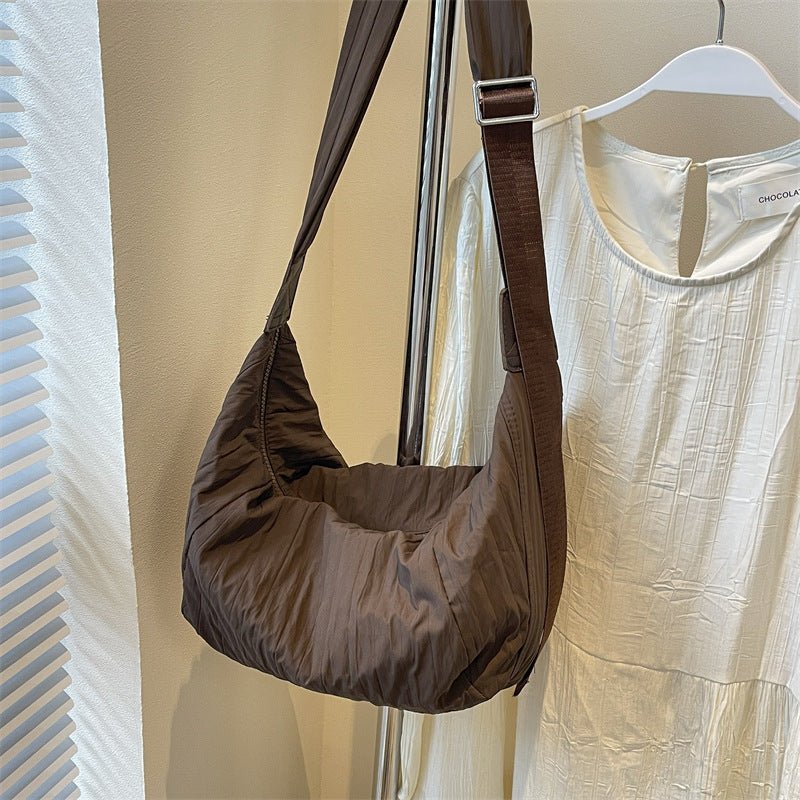 Pleated Dumpling Crossbody Bag - Flip Flop Dynasty