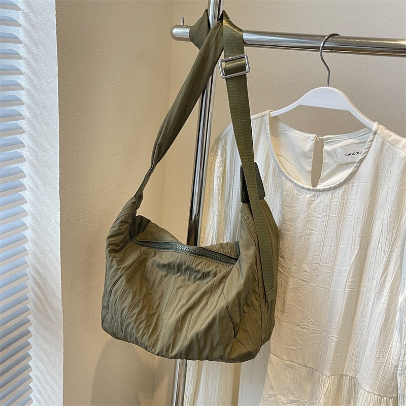 Pleated Dumpling Crossbody Bag - Flip Flop Dynasty
