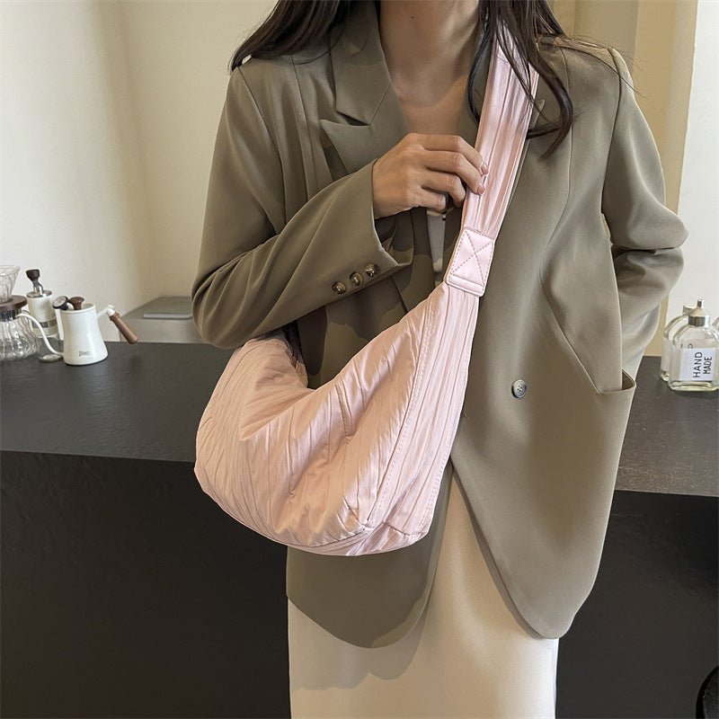 Pleated Dumpling Crossbody Bag - Flip Flop Dynasty