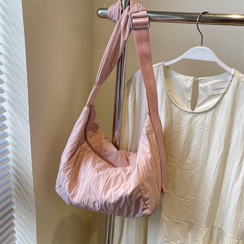 Pleated Dumpling Crossbody Bag - Flip Flop Dynasty