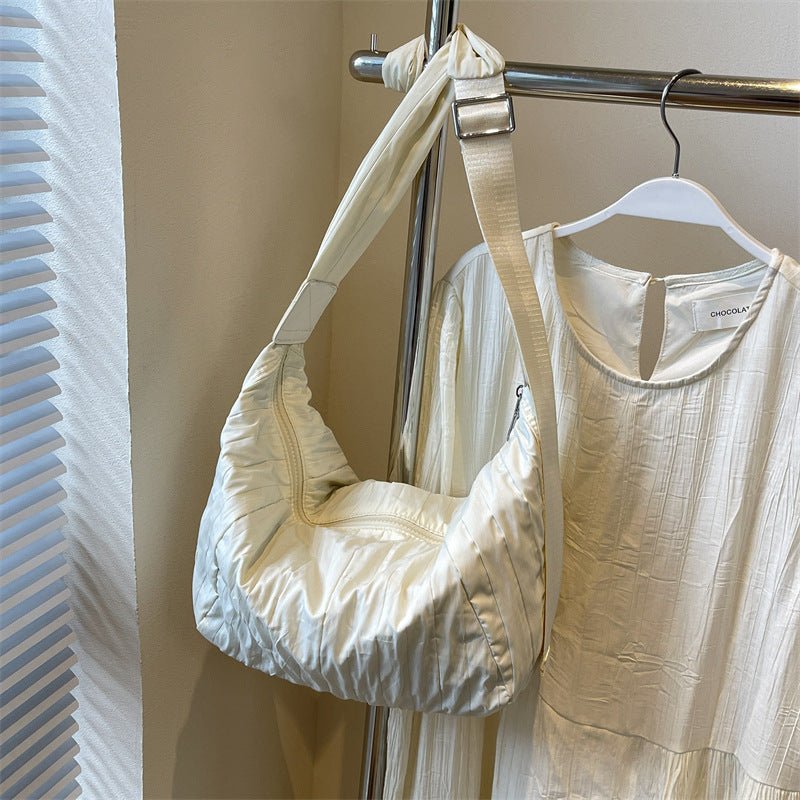 Pleated Dumpling Crossbody Bag - Flip Flop Dynasty