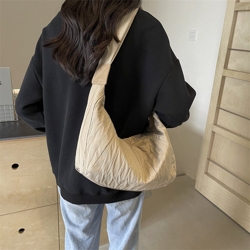 Pleated Dumpling Crossbody Bag - Flip Flop Dynasty