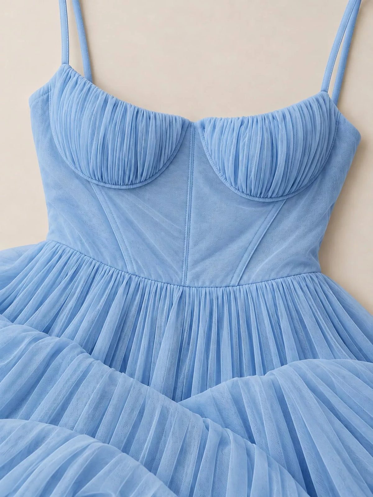 Pleated Sweetheart Neck Midi Dress - Flip Flop Dynasty