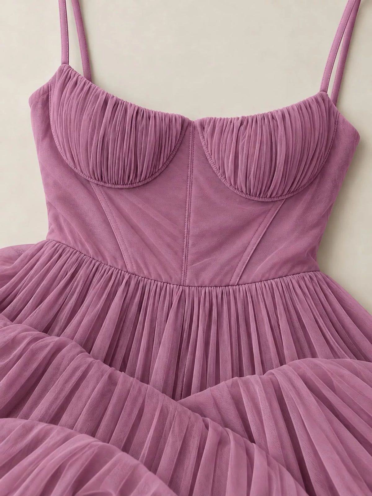 Pleated Sweetheart Neck Midi Dress - Flip Flop Dynasty