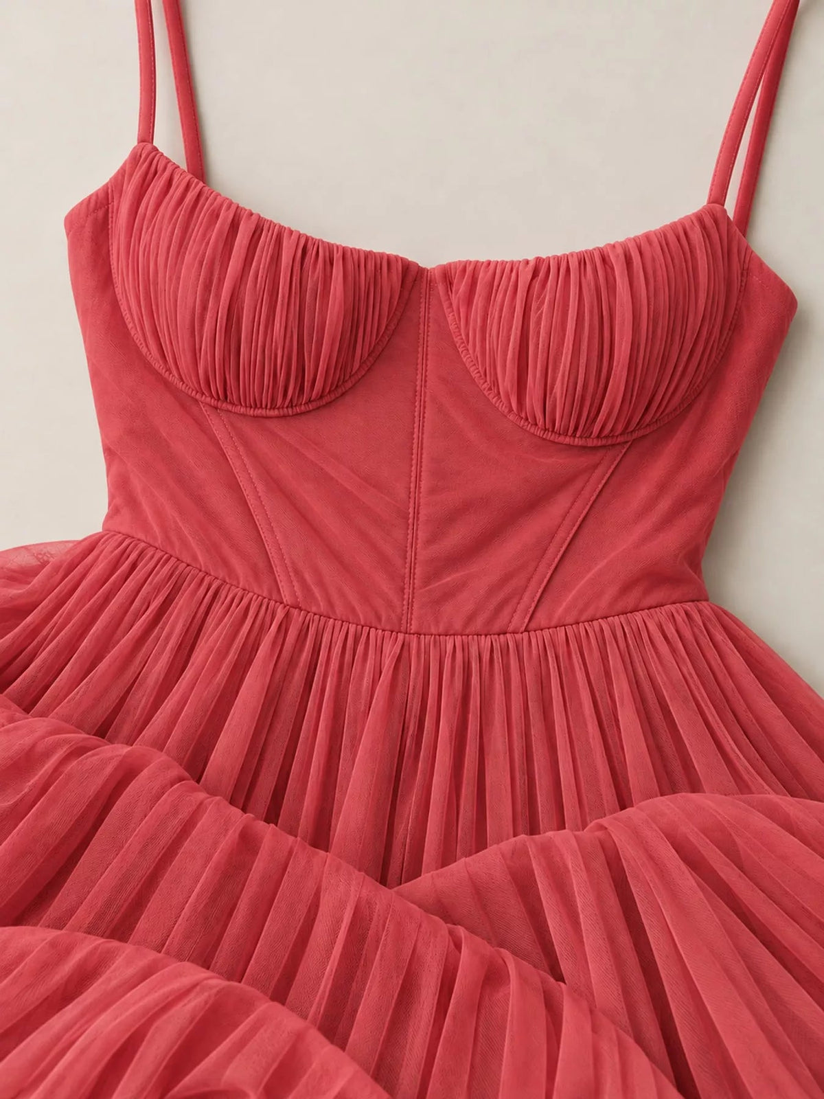 Pleated Sweetheart Neck Midi Dress - Flip Flop Dynasty