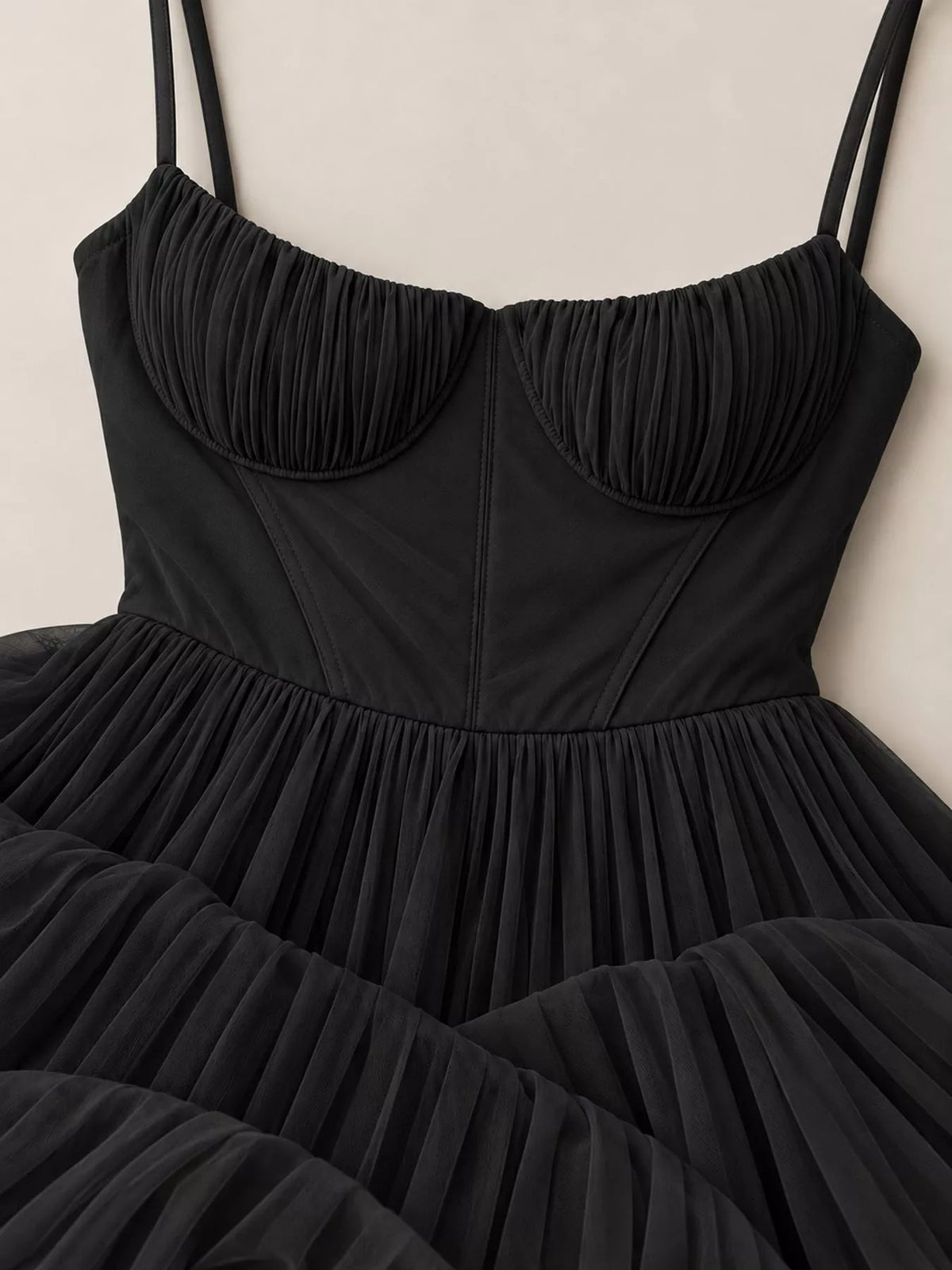 Pleated Sweetheart Neck Midi Dress - Flip Flop Dynasty