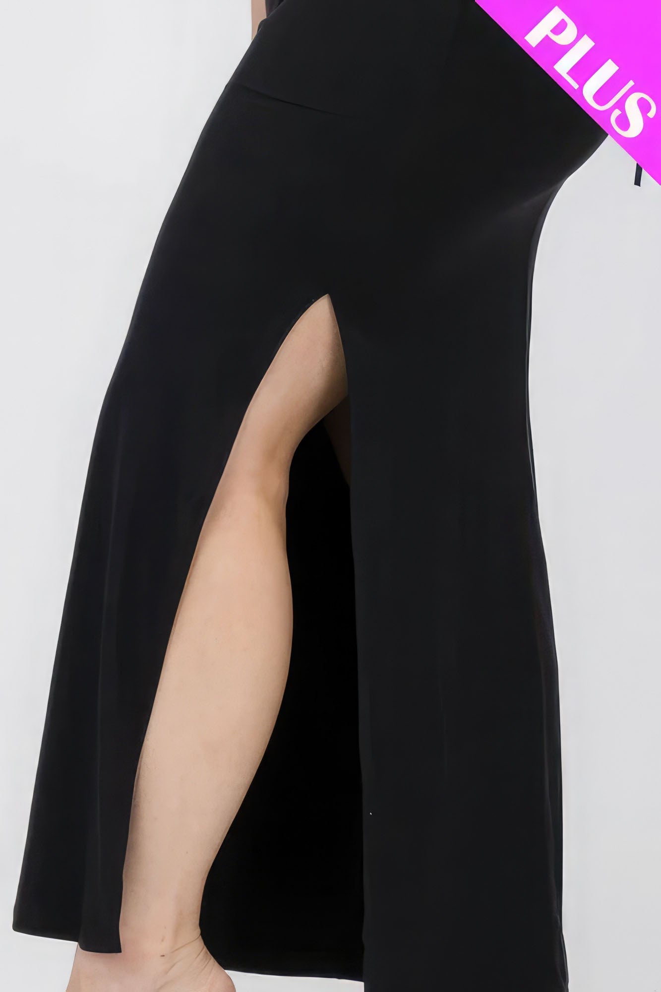 Plus Size Crisscross Back Split Thigh Maxi Dress - Flip Flop Dynasty