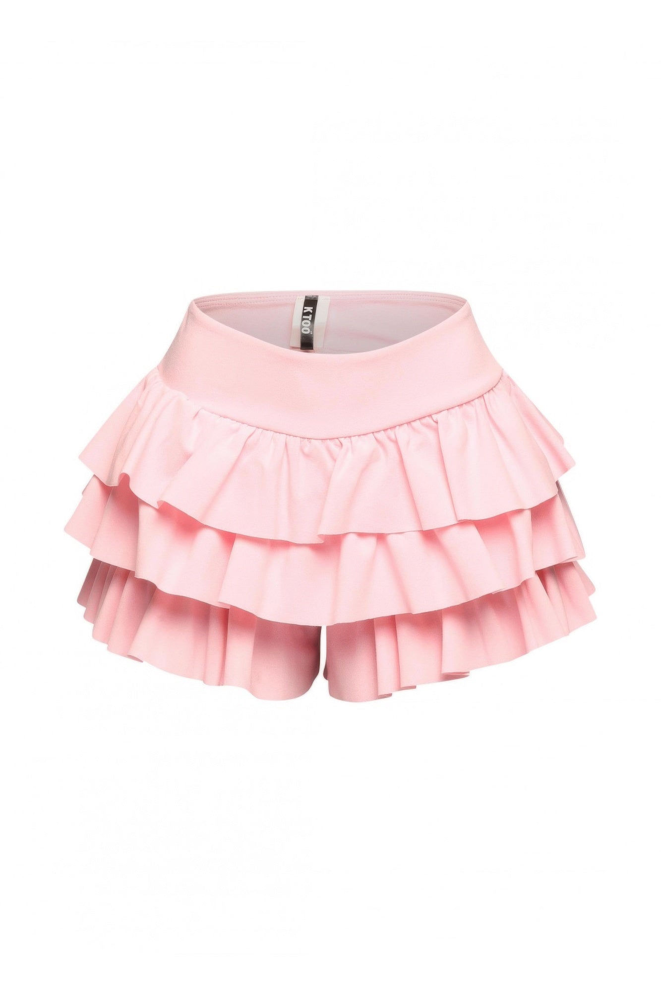 Plus Size Solid Ruffled Shorts - Flip Flop Dynasty