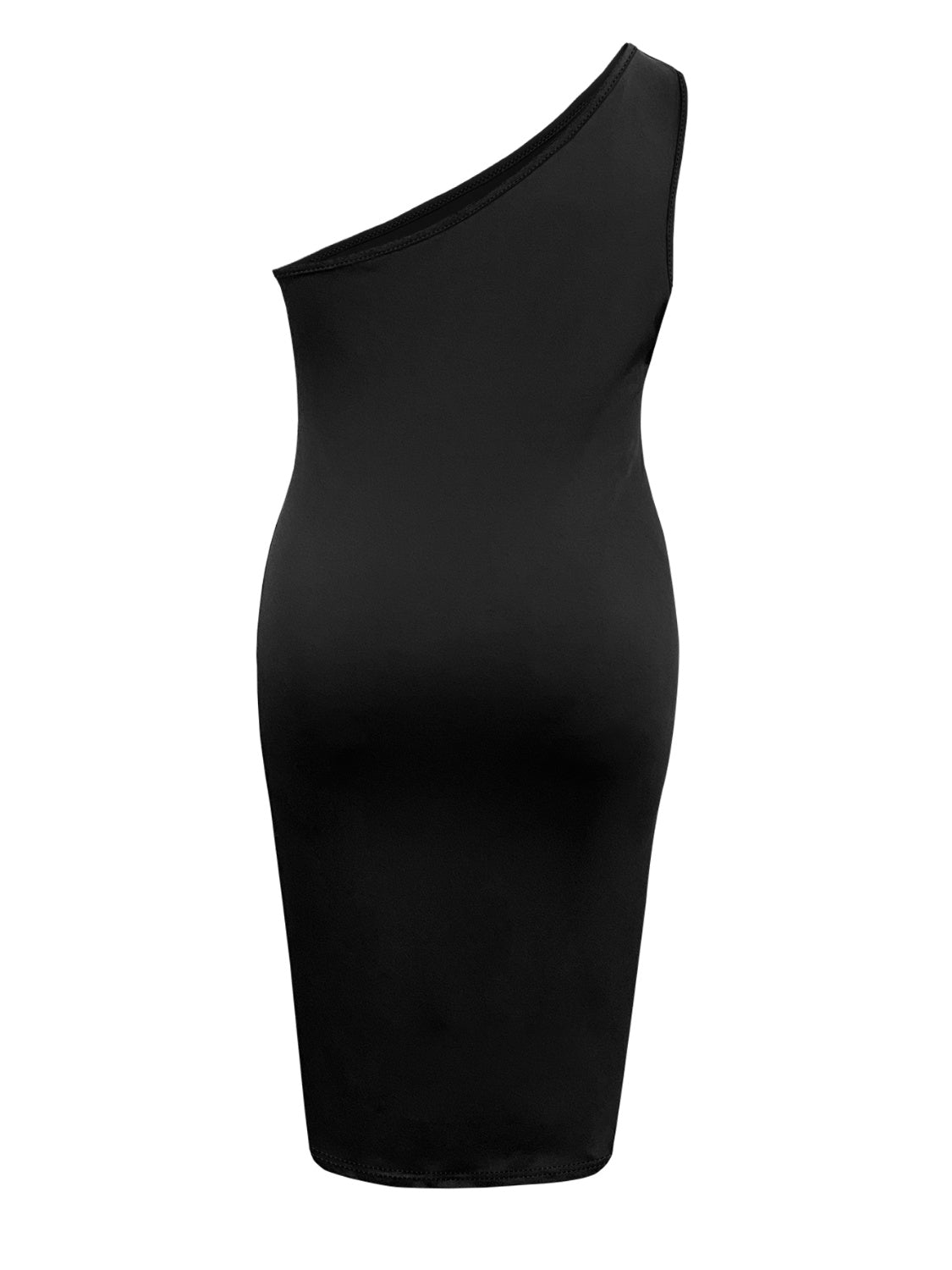 Plus Size Twisted One Shoulder Sleeveless Midi Dress - Flip Flop Dynasty
