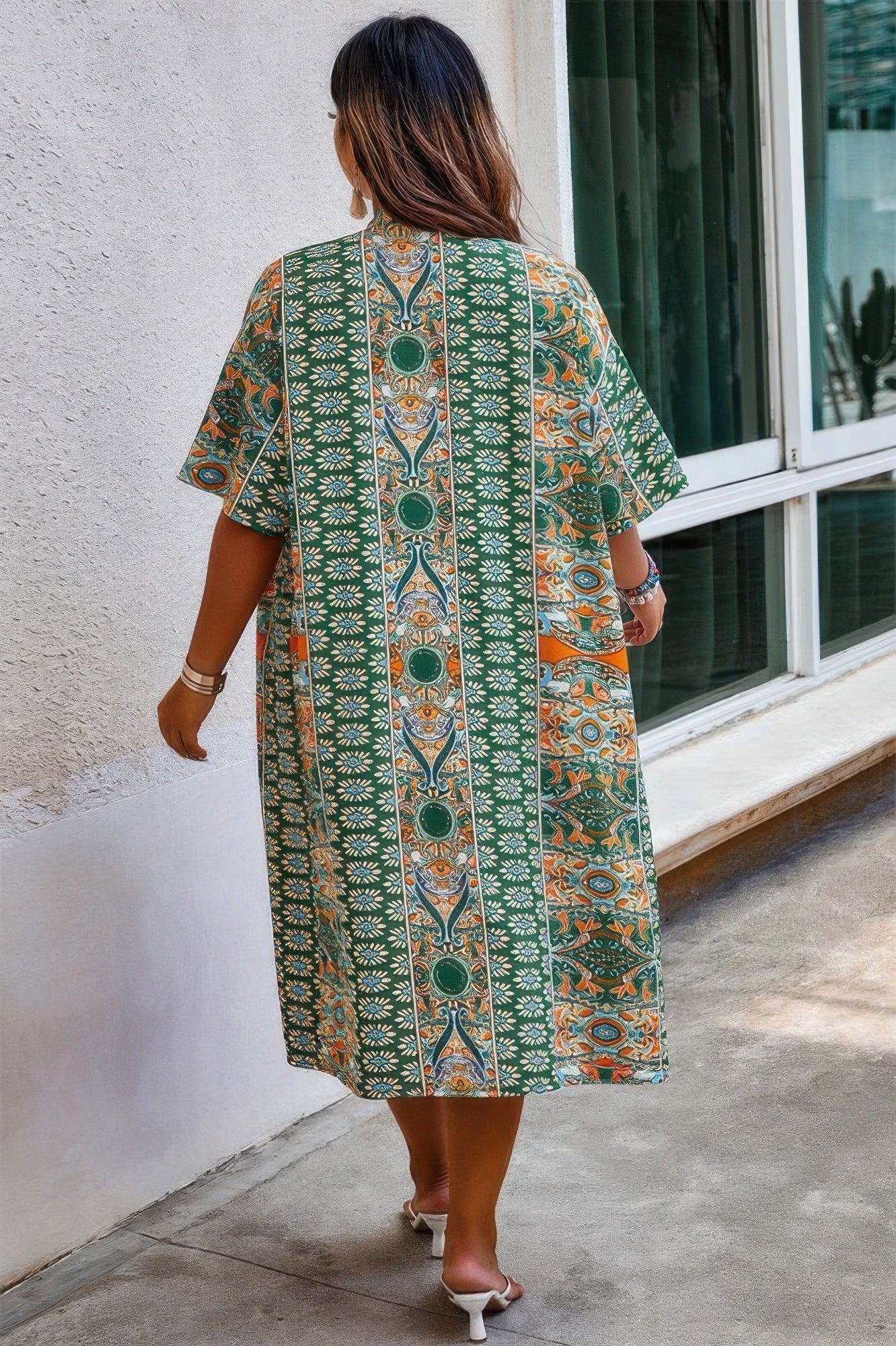 Plus Size Two Pieces Printed Elastic Waist Sets - Flip Flop Dynasty