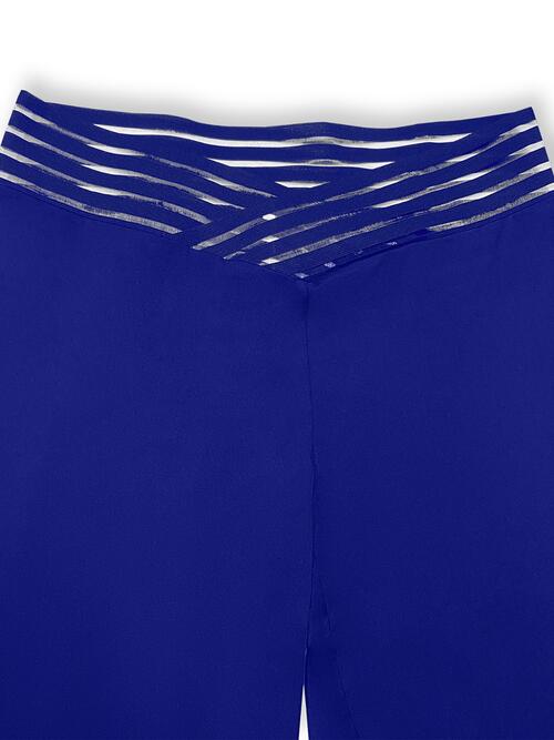 Plus Size V - Waistband Bootcut Pants - Flip Flop Dynasty