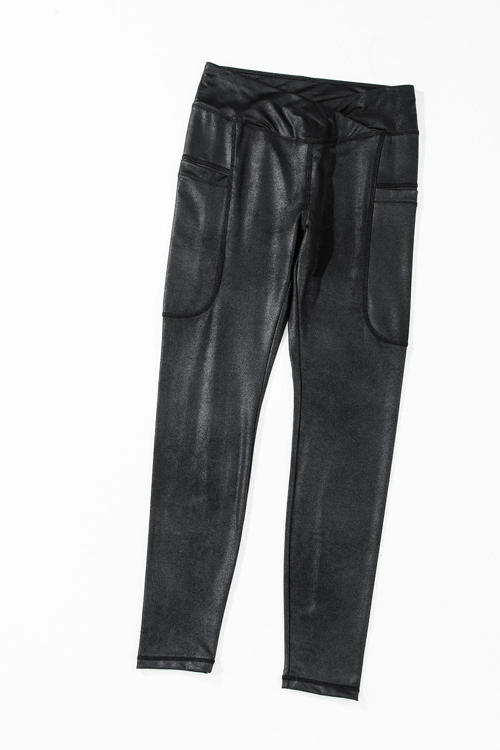 Pocketed V - Cut Waist Leggings - Flip Flop Dynasty